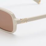 Miu miu rectangular ivory - Imagen 7
