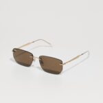 Brown rectangular
