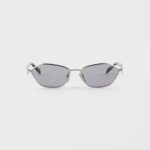 Irregular frame sunglasses Silver - Imagen 3