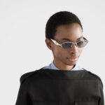 Irregular frame sunglasses Silver - Imagen 6