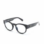 Off white eyeglasses oval - Imagen 4